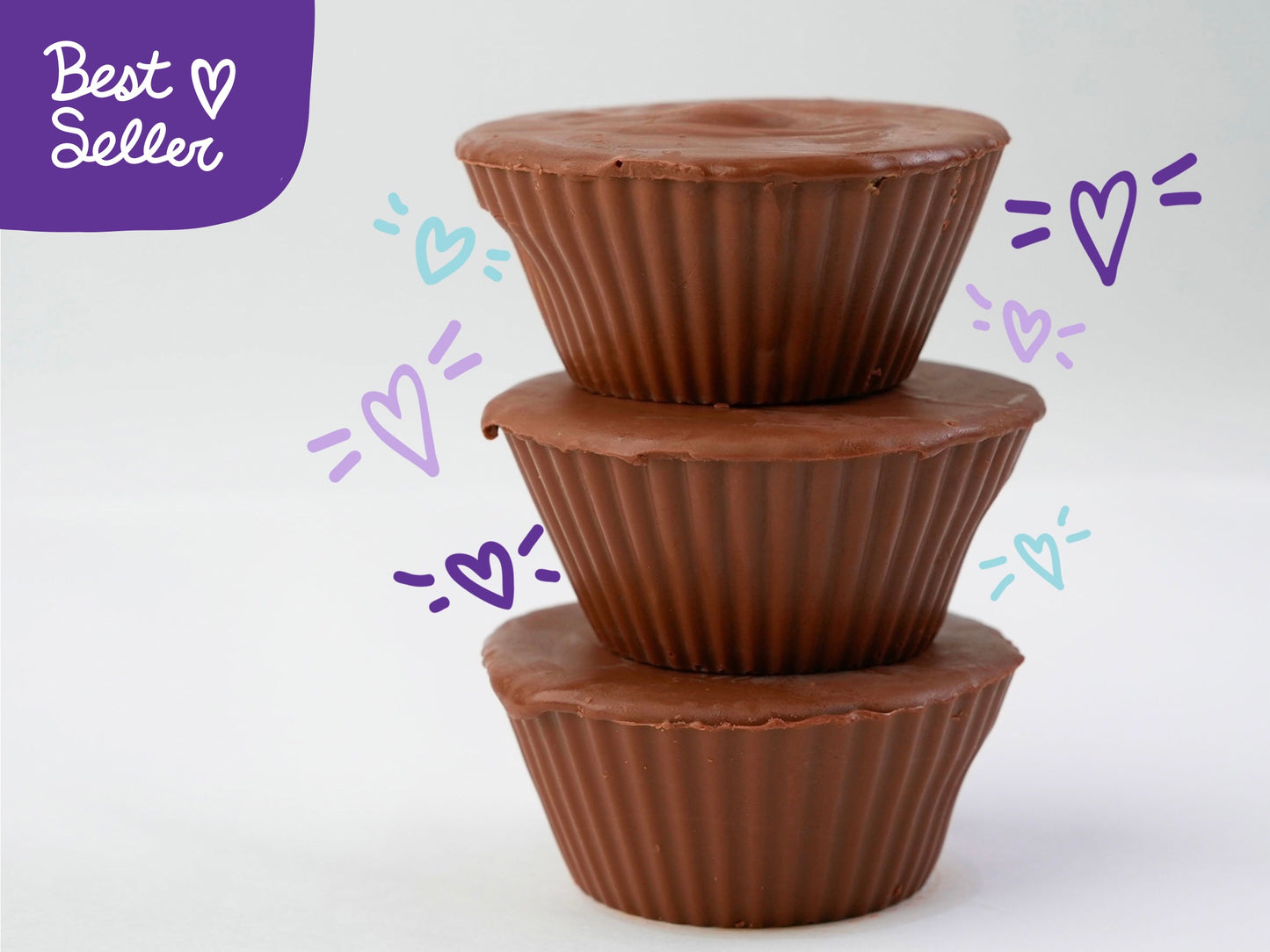 Giant Nutty Fluffy Cup- 3 Pack Gift Box